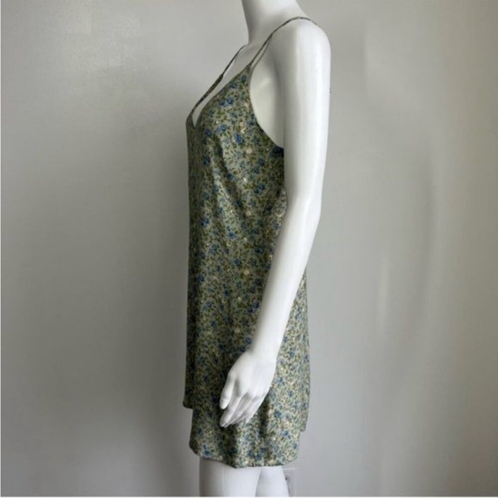 Reformation silk mini dress